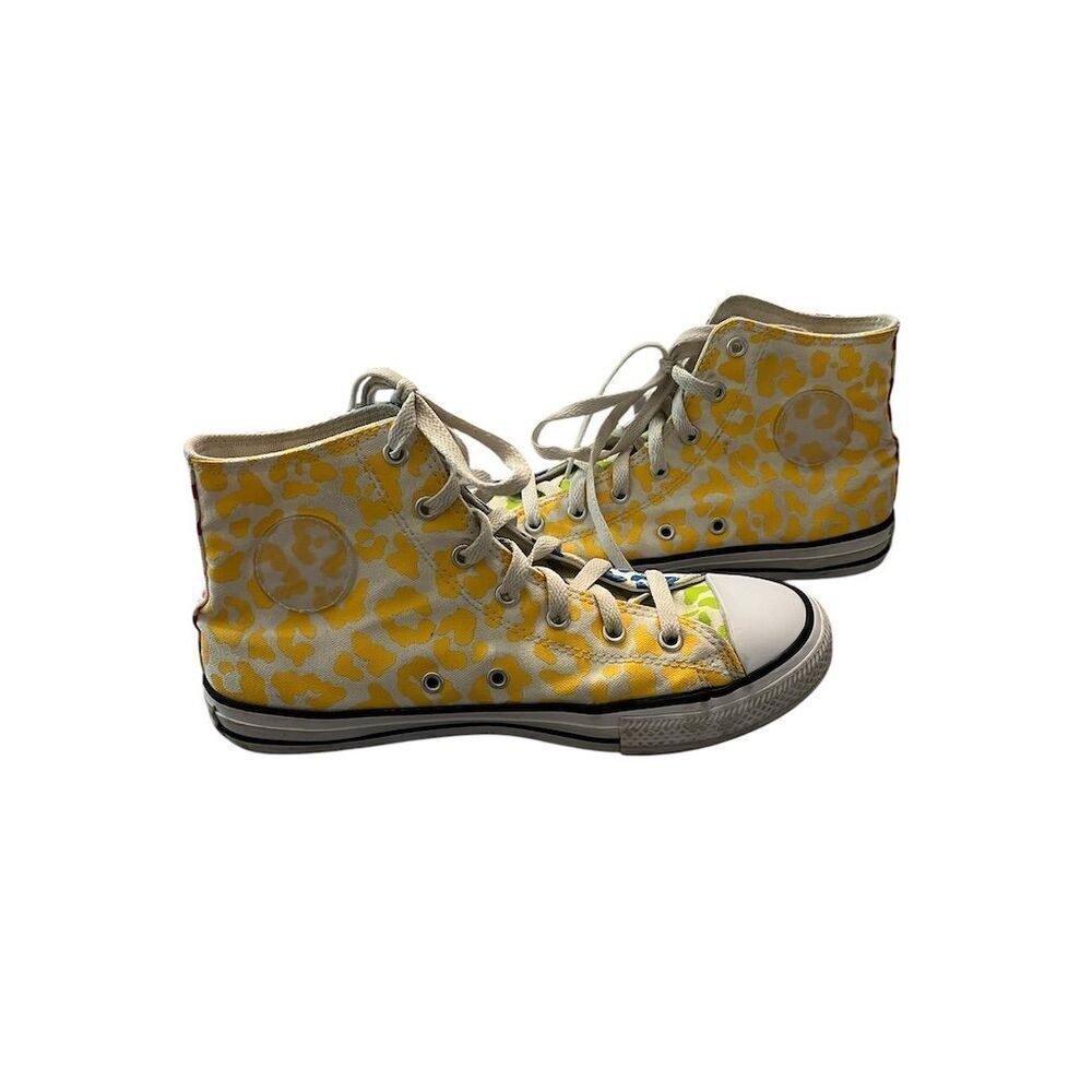 Converse Chuck Taylor Leopard Print High Top Sneakers Unisex Casual - Picture 5 of 7